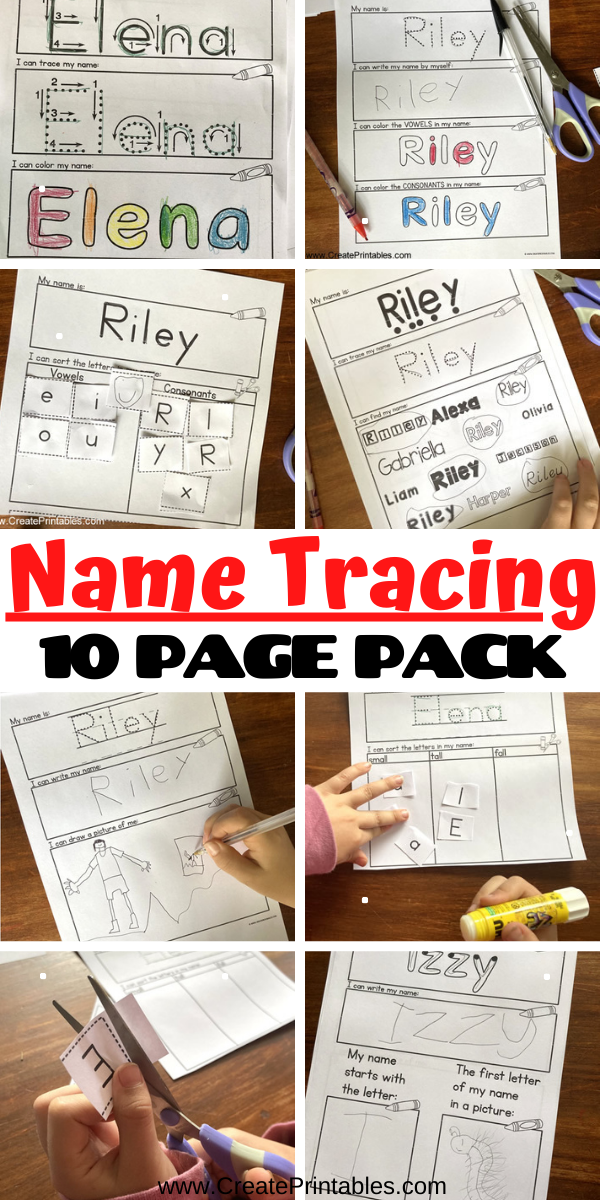 Create Printable Name Tracing